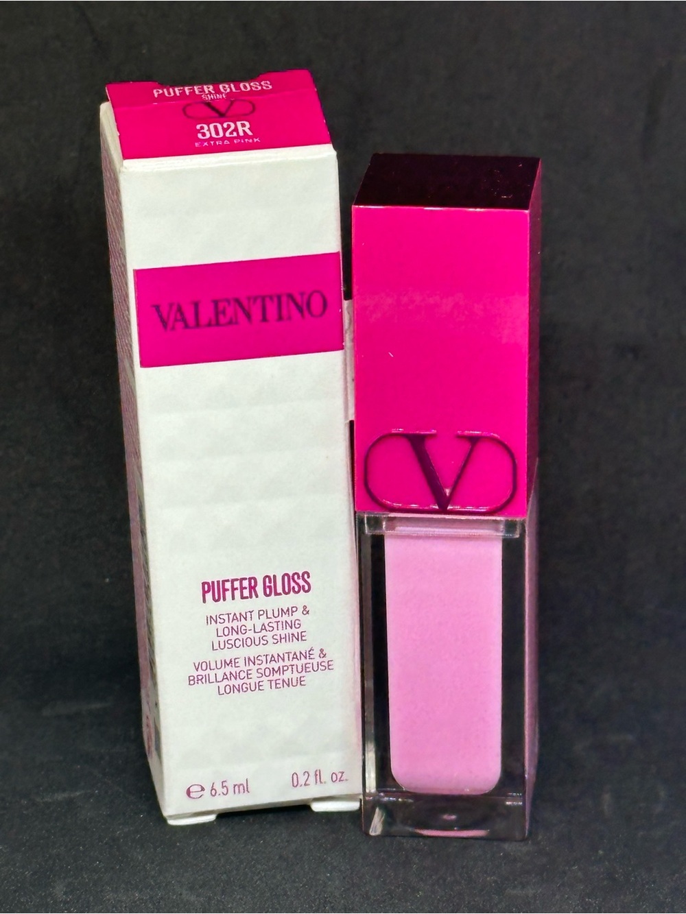 🆕 Valentino puffer gloss shine ✨unused in box✨ 302R extra pink 💕💗💕